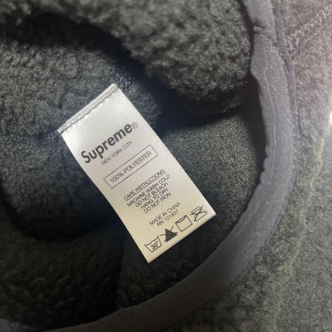 Supreme Polartec Deep Pile Balaclava 黒