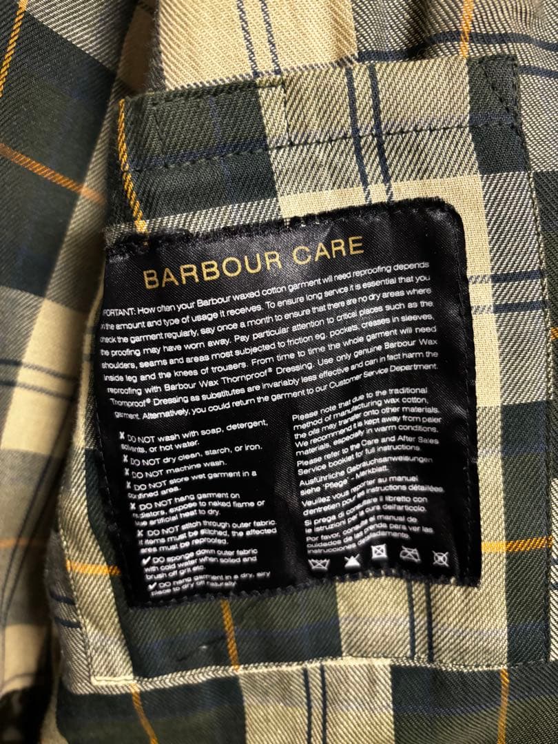 【美品】Barbour ビデイル　sl 36 ライナー付き※無しも可能
