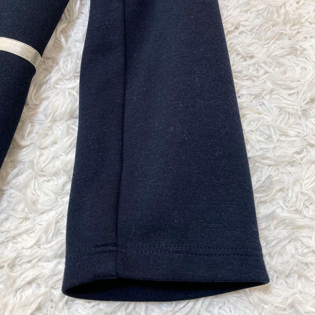 美品♡ ケイミー kayme ネイビー パイピングワンピース サイズ11 七分袖