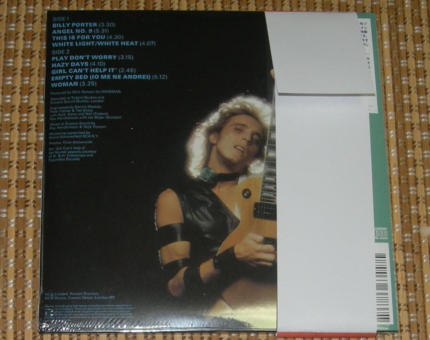 [紙ジャケ] ミック・ロンソン / 十番街の殺人 + ギターでぶっとばせ