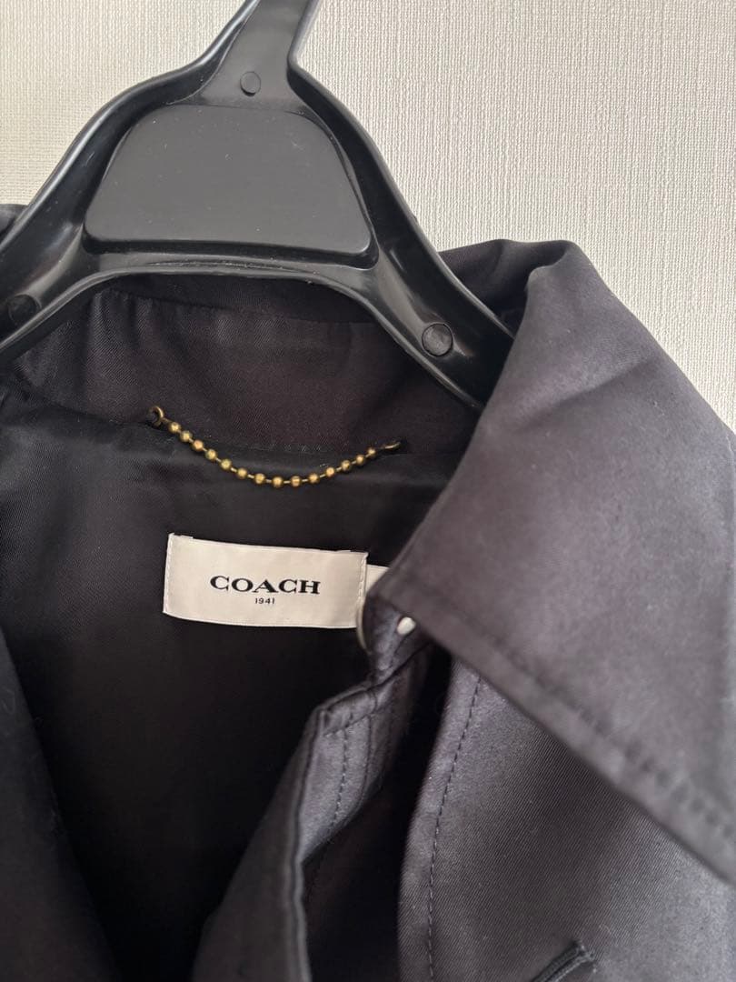 売切値下げ！【一度のみ着用】COACH レディーストレンチコート