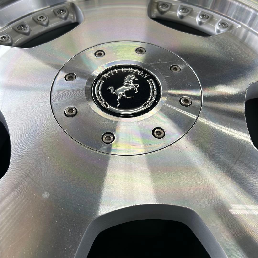 中古アルミ17X7.0　ハイペリオンディッシュ美品　5穴車用　ノア、ヴォクシィ等