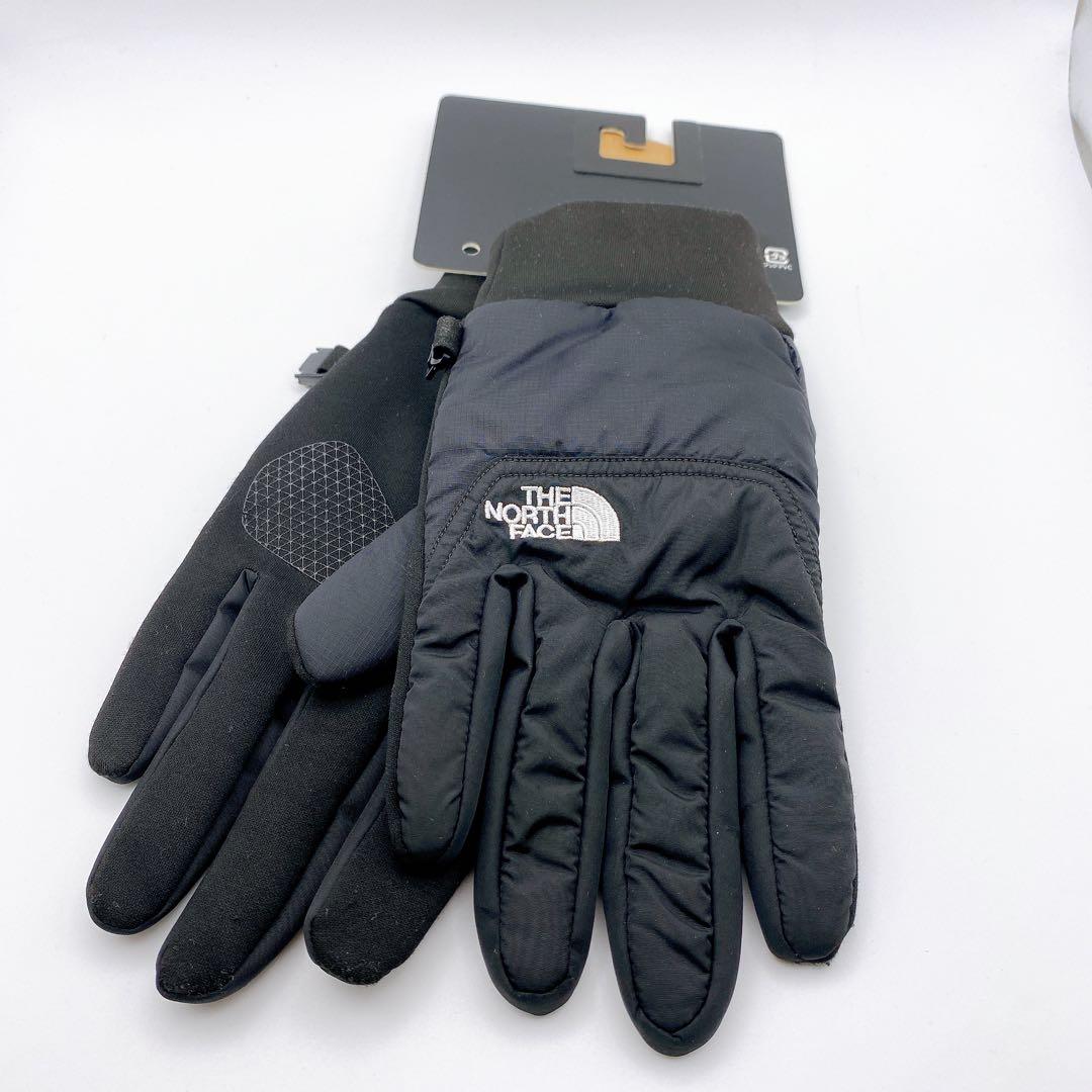 新品タグ付　THE NORTH FACE ヌプシイーチップグローブ　ブラック　M