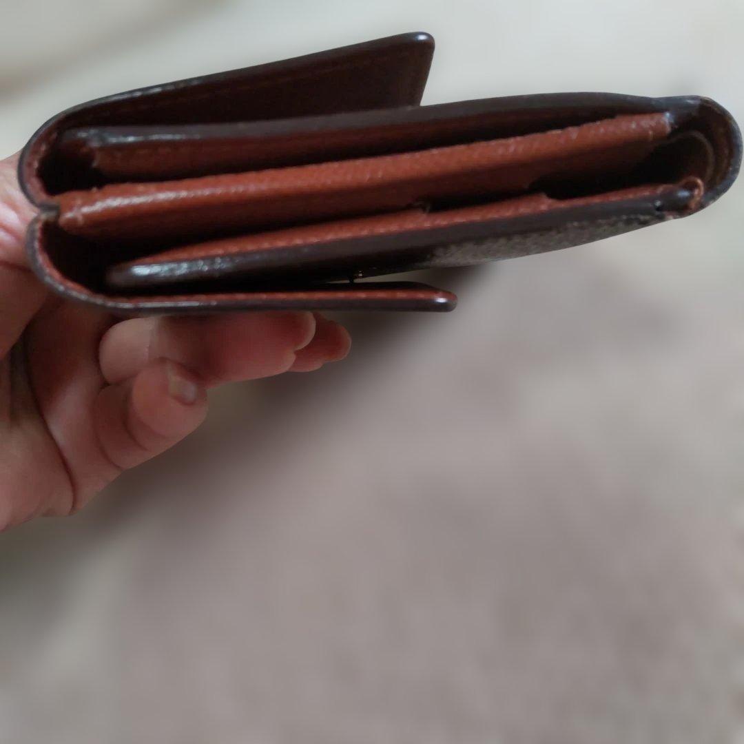 Louis Vuitton 二つ折り財布 ブラウン美品