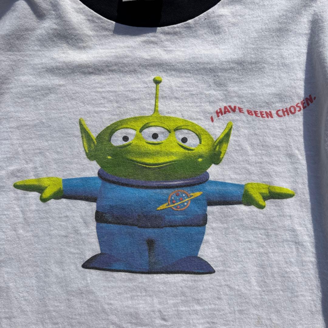 x*1様 90s リトルグリーンメン！リンガーTシャツ ヴィンテージ トイストー