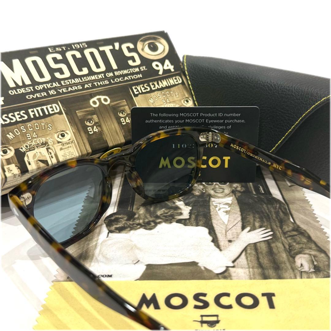 【新品】正規品モスコットGELT 49 tortoise 純正ブルーガラスレンズ