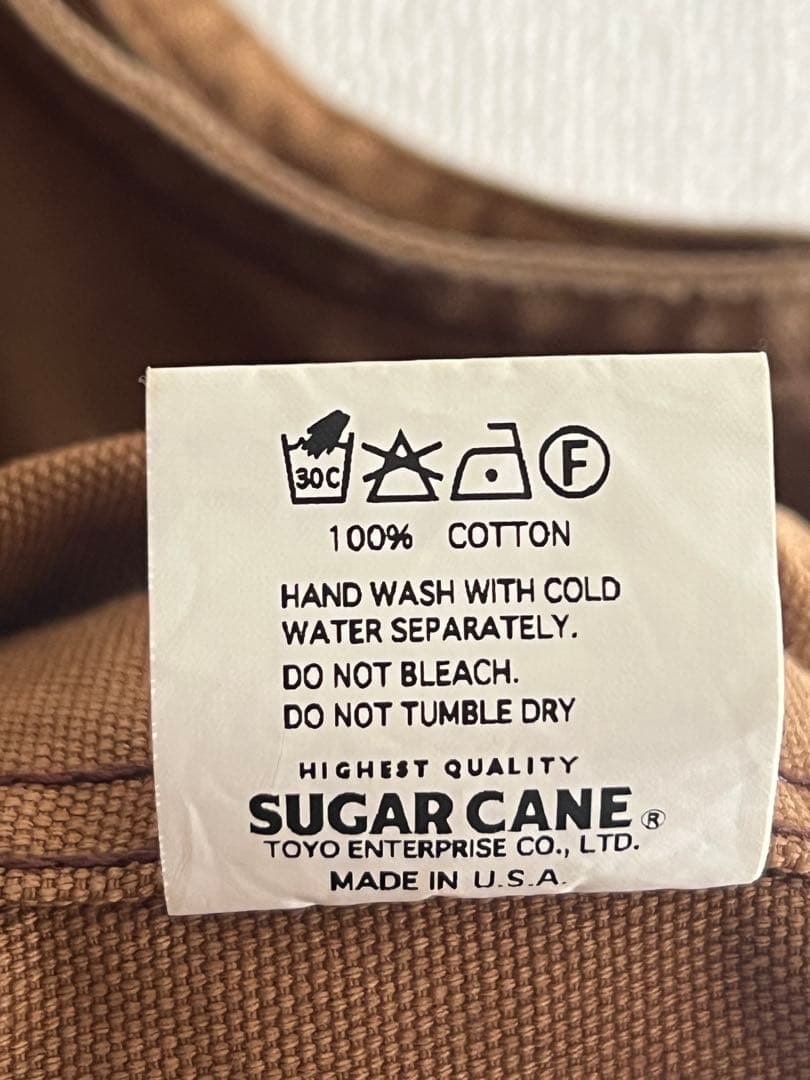 【USA製】SUGAR CANE シュガーケーン ワークベスト Mサイズ