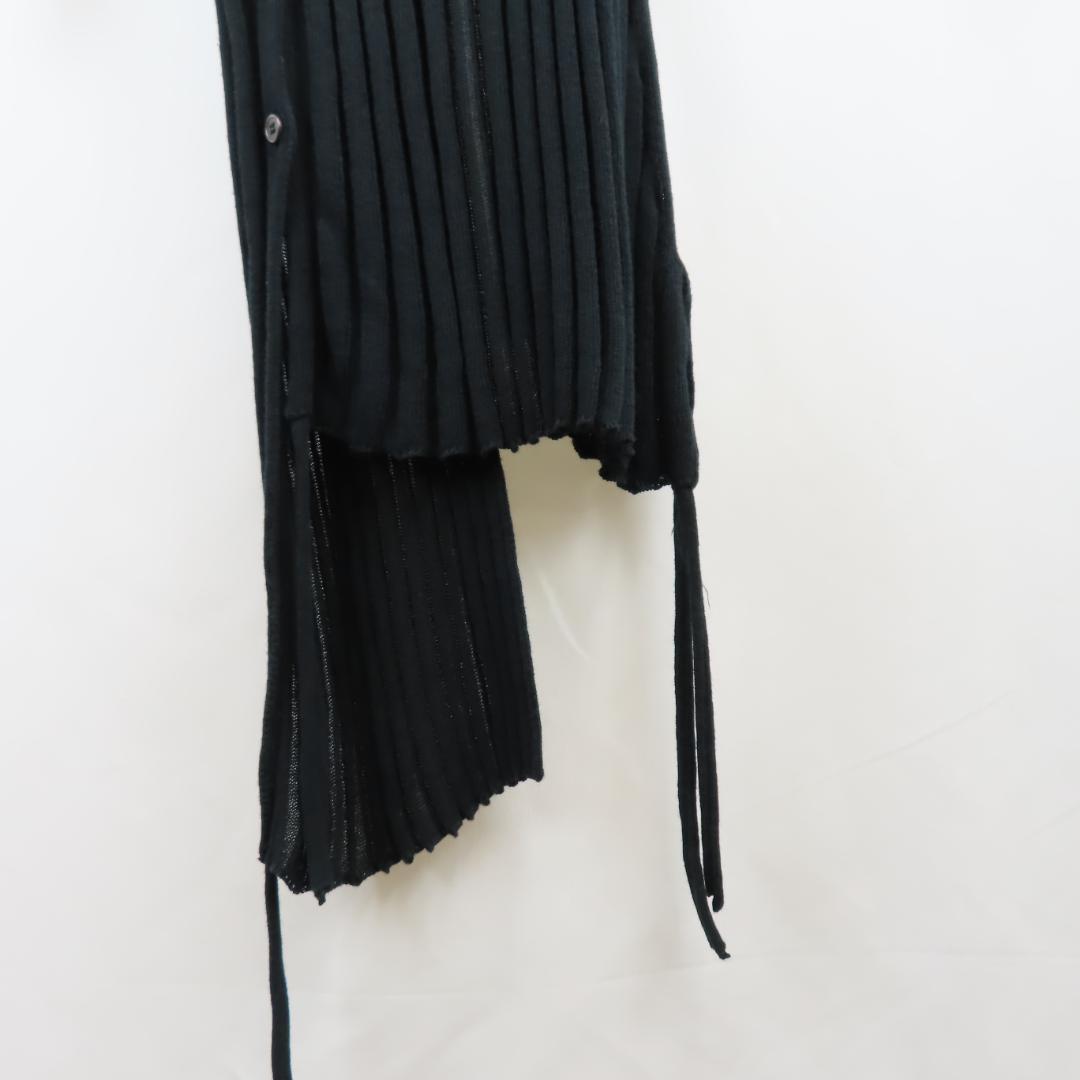 美品 24SS Y's Yohji Yamamoto リブ ニット カーディガン