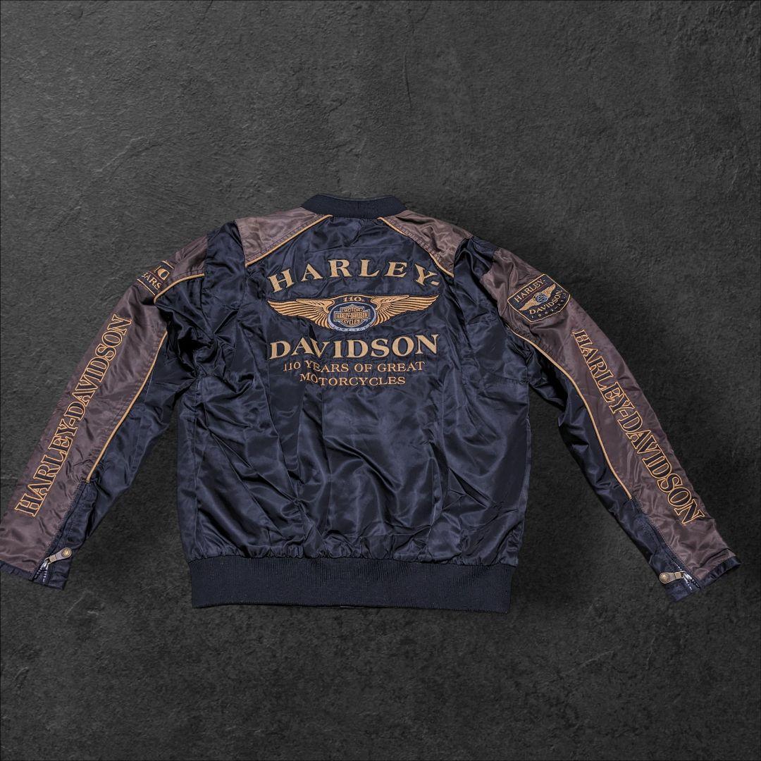 Harley Davidson 110周年記念 ナイロン ジャケット MA-1