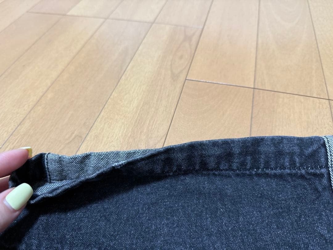 adidas パッチワークデニムパンツ