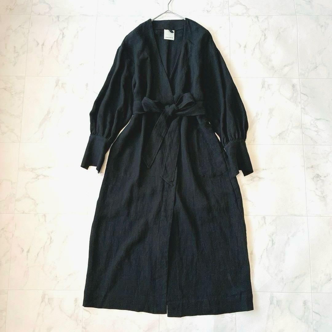 未使用級 リネンアンドデコールxアヴェクデュクレ リネンコート ¥50,600