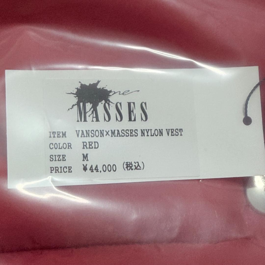 t*s様 VANSON　MASSES NYLON VEST　M バンソン　マシス