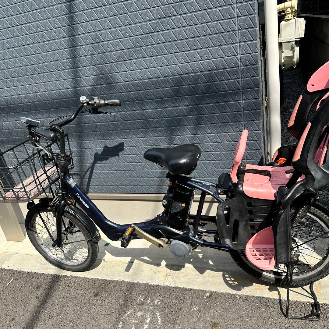 専用！引取限定 パナソニック 電動アシスト自転車 チャイルドシート付き