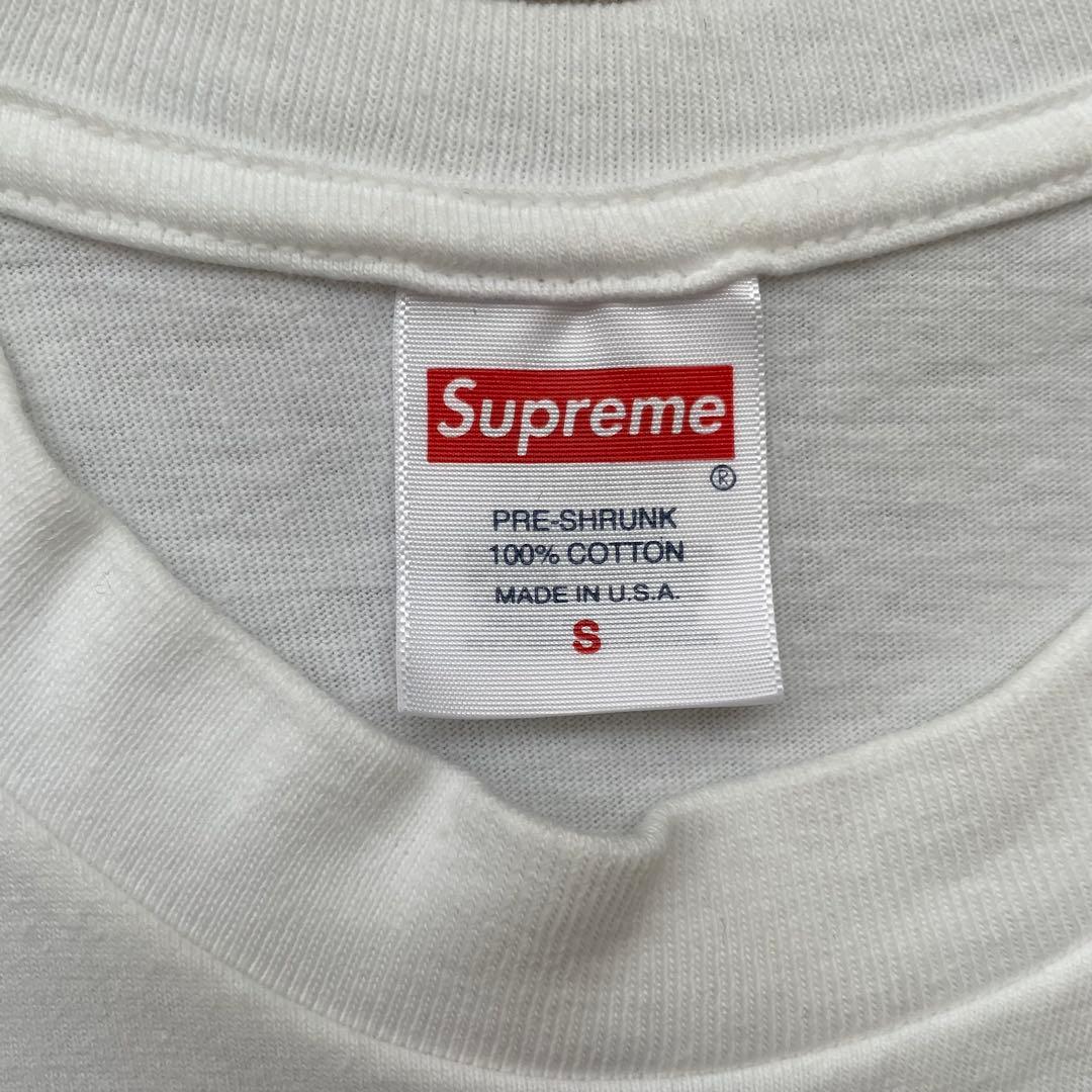 supreme ボックスロゴ Tシャツ Sサイズ ホワイト