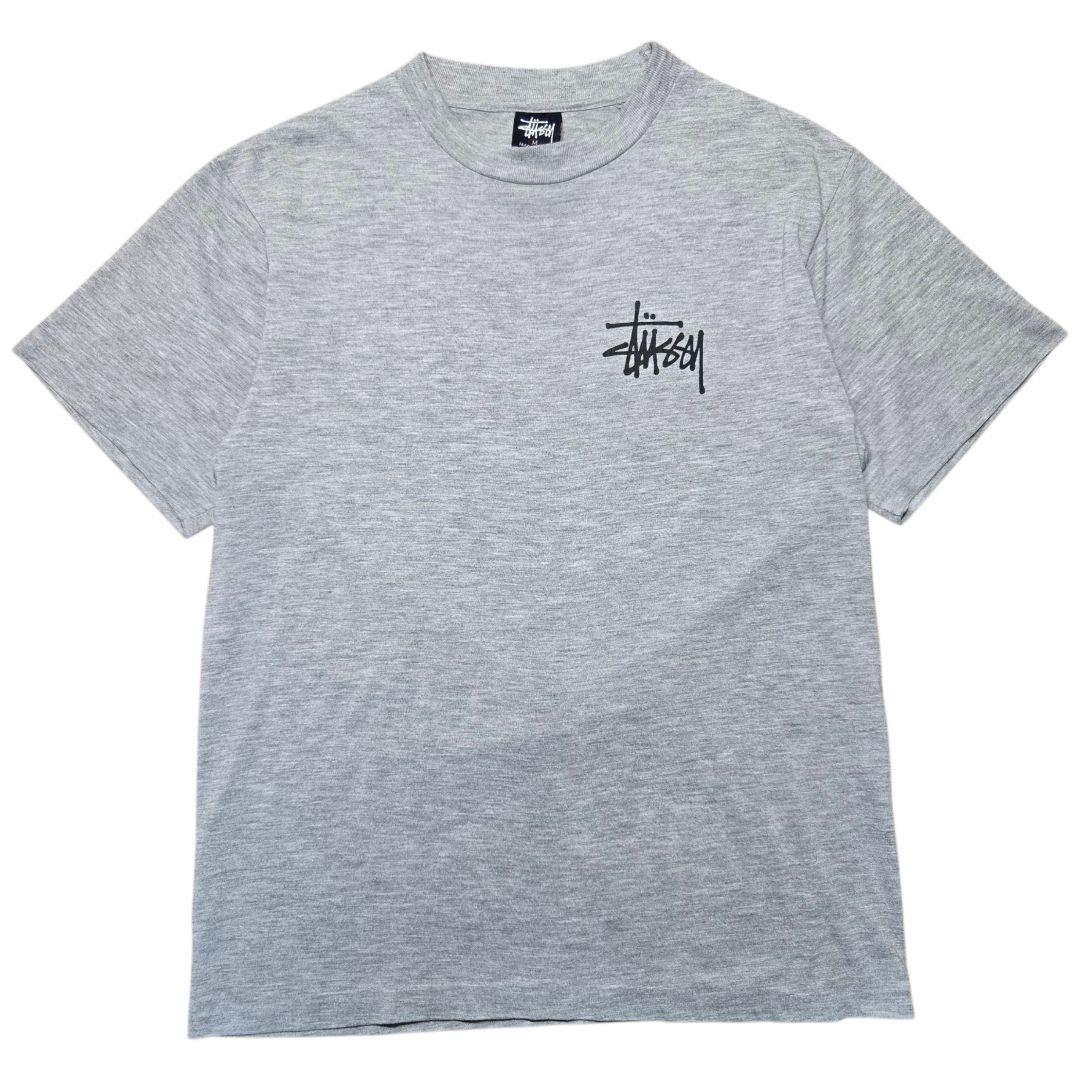 90s STUSSY　USA製　ドラゴンビッグプリントTシャツ　ステューシー　龍