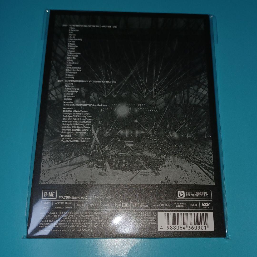 BE:FIRST/DOME TOUR 2024-202\"2:BE\"DVD2枚組