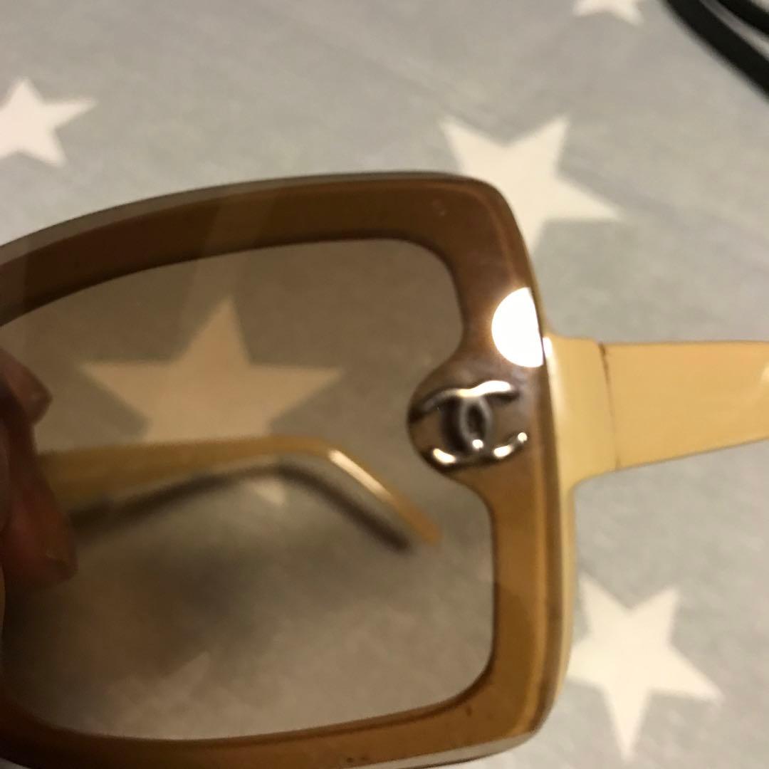 値下げ。CHANEL ブラウンラウンドサングラス