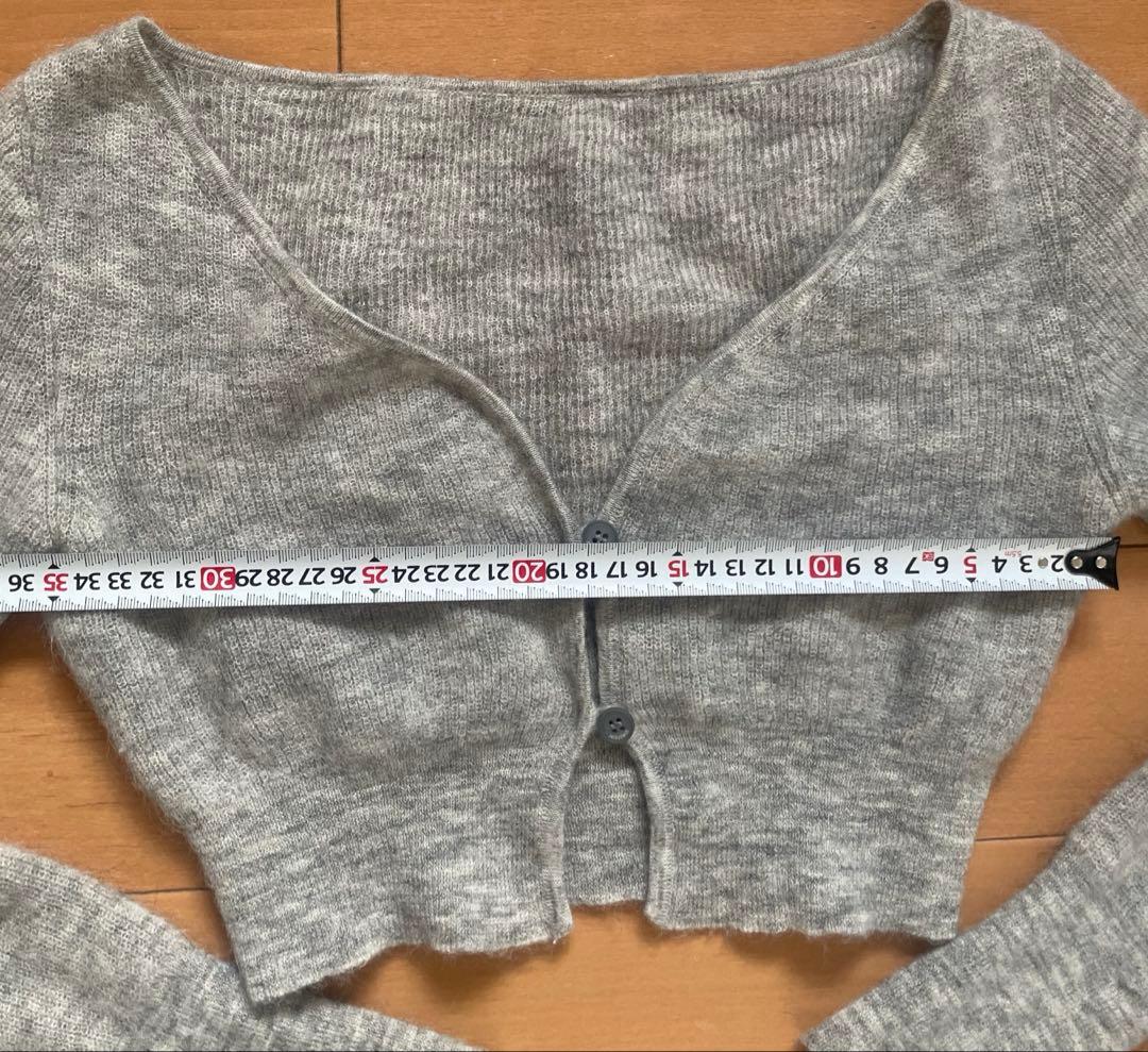 JACQUEMUS モヘア カーディガン Alzou ジャックムス 34 グレー