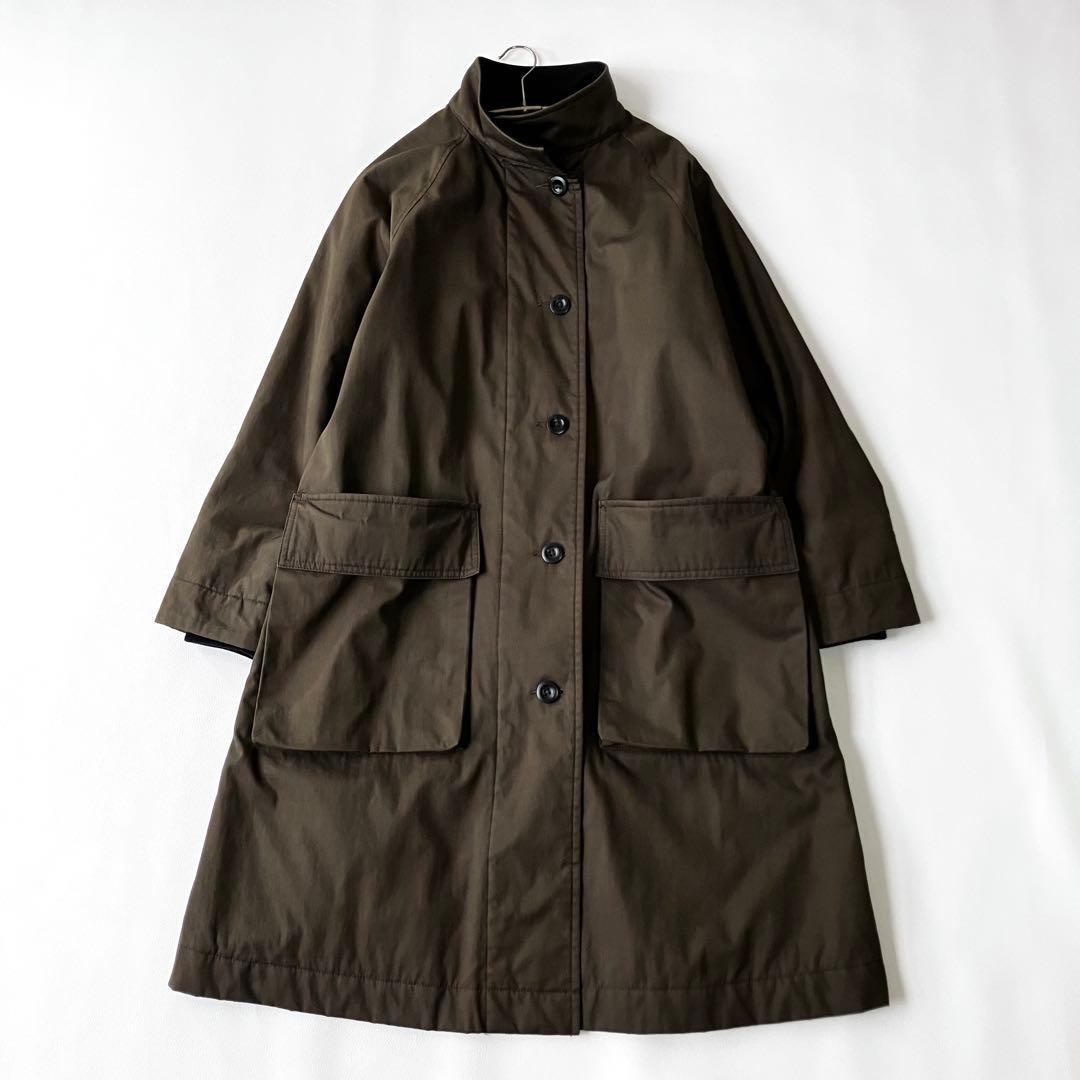MHL マーガレットハウエル 定価７万 中綿モッズコート スタンドカラー カーキ