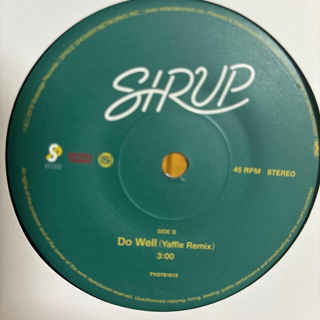 SHRUP loop / Do Well 新品未使用7インチレコード