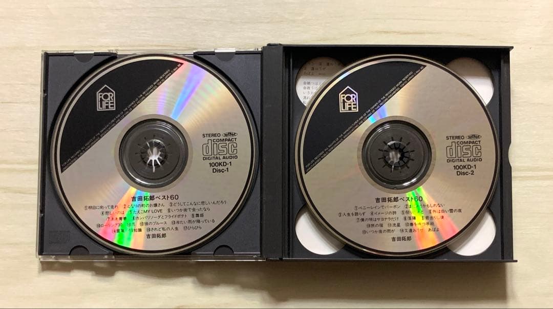 4枚組CD『吉田拓郎ベスト60』