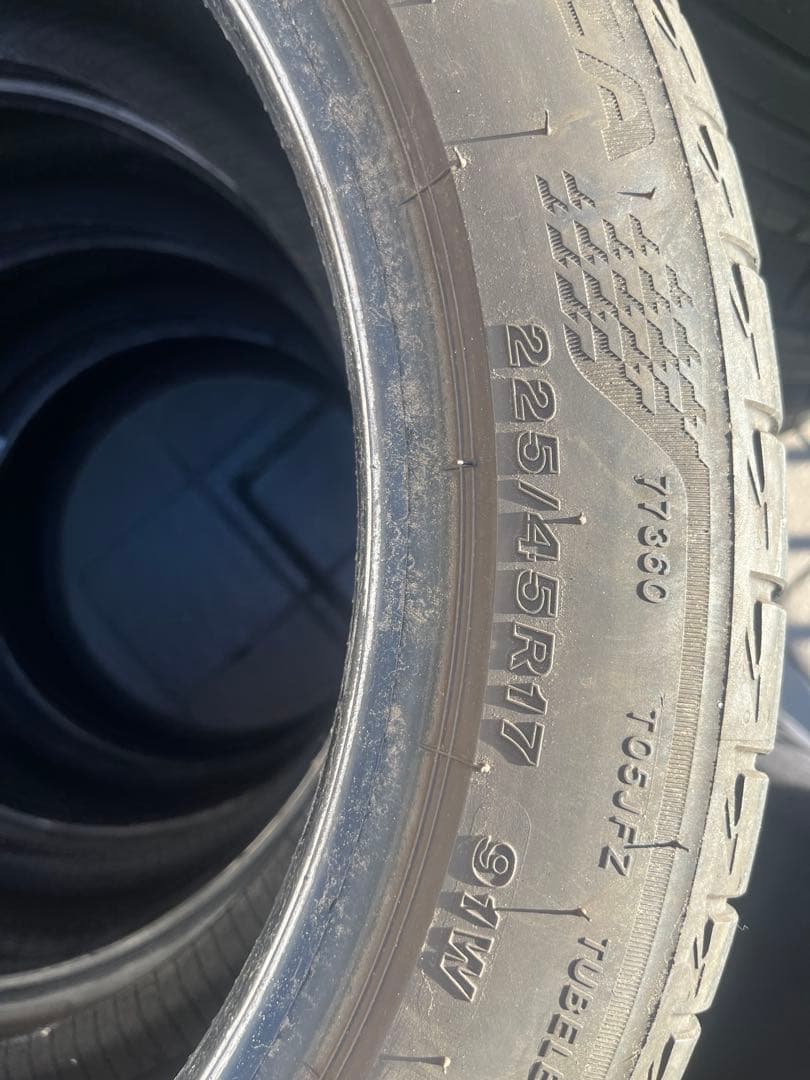 やまとぅー　 24年26週　ブリヂストン　225/45R17 4本セット