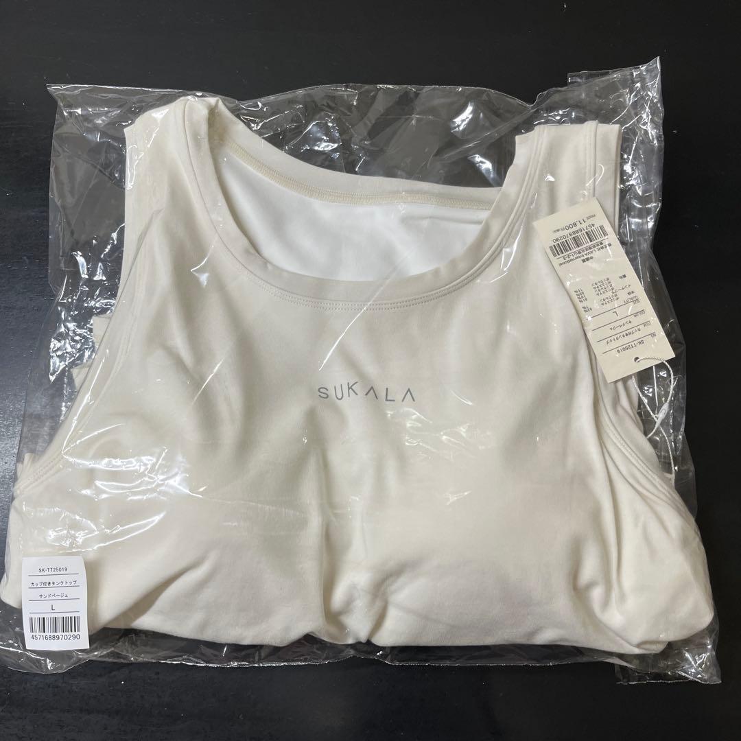新品♡Lサイズ♡SUKALA ヨガウェア　カップ付き　タンクトップ