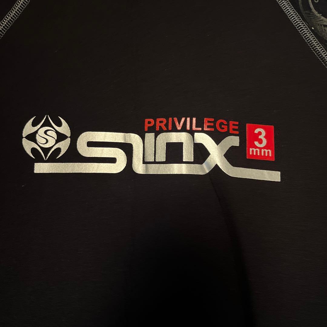 slinx ウェットスーツ 3mm メンズ セパレート 上下セット 上L下XL