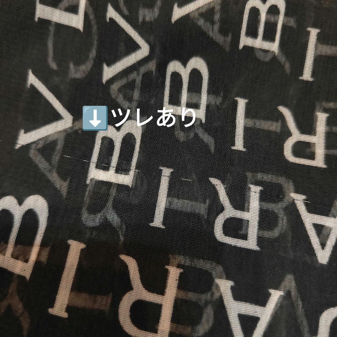 BVLGARI ロゴ☆シルクストール ブラック＆ オレンジ
