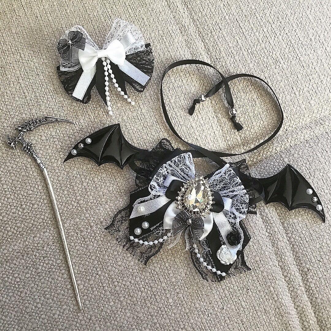 【110】おすわり　ねこ　悪魔　ぬい服　16cm 着ぐるみ　薄紫　ファー