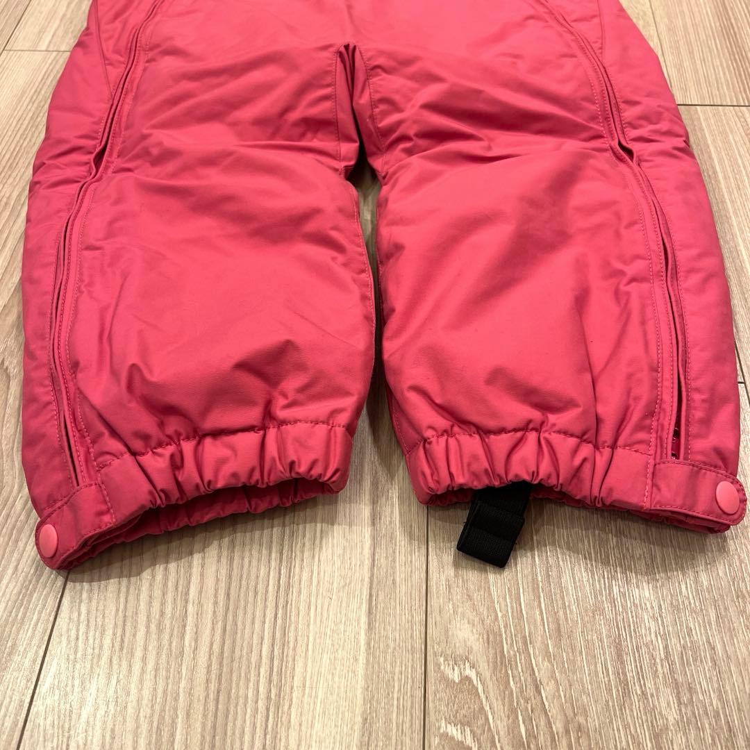 【週末値下げ】mont-bell モンベル　スキーウェア サイズ80 ピンク