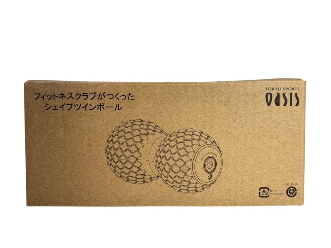【未使用・保管品】オアシス　シェイプアップツインボール レッド