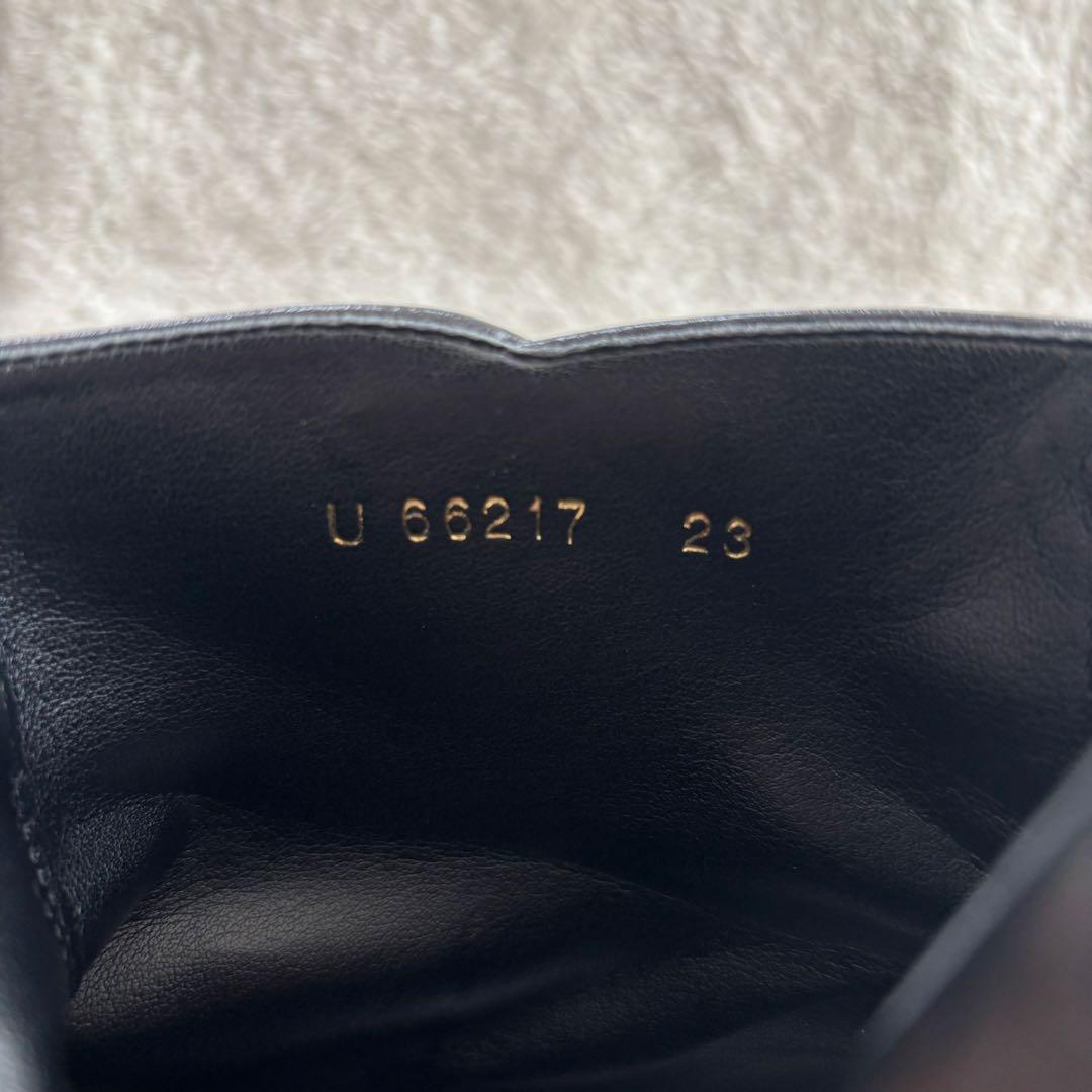 ✨️美品✨️ DIANA ダイアナ ブラック レザー ショートブーツ 23㎝ 黒