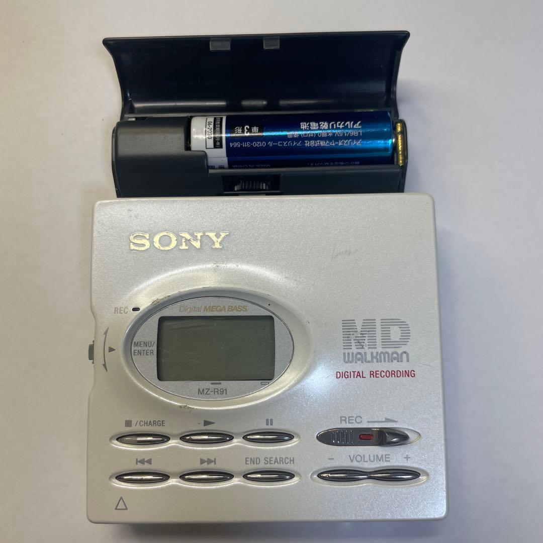 SONY ソニー MZ-R91 MDウォークマン リモコン・録音マイク付