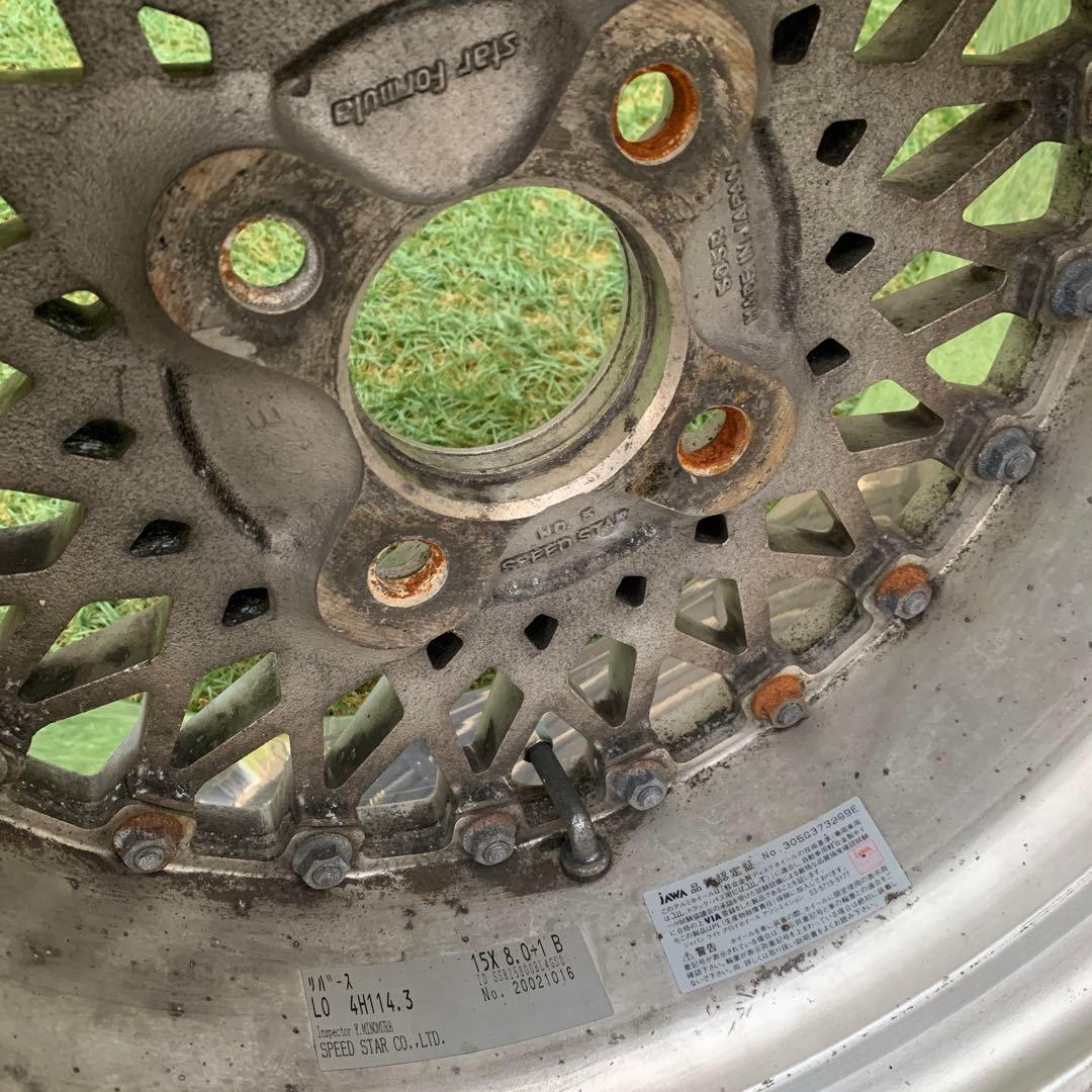 値下げ　SSR スピードスター　8J 15インチ リバースメッシュホイール