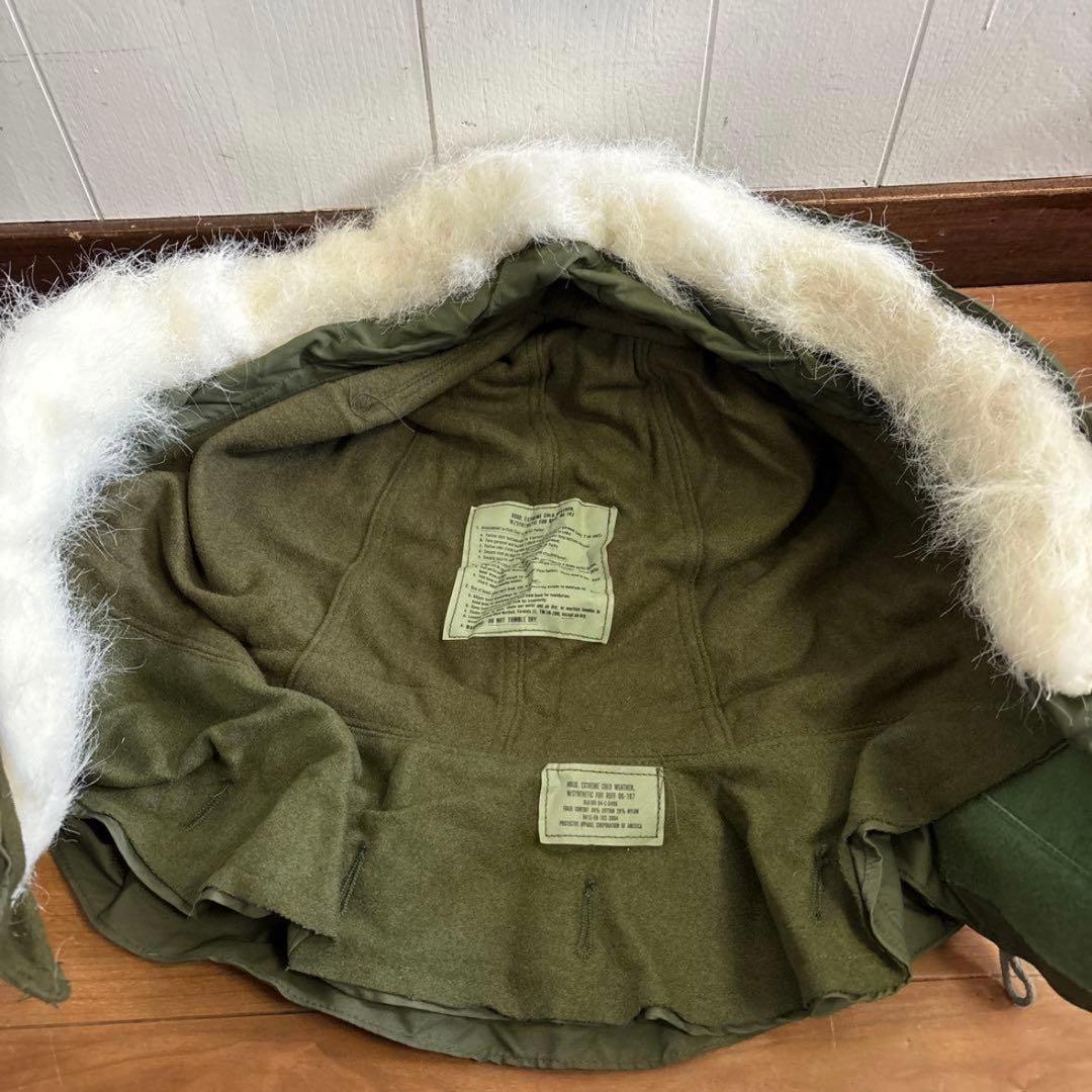 デッドストック　米軍実物　80s M65 フィッシュテールパーカーフード⑦