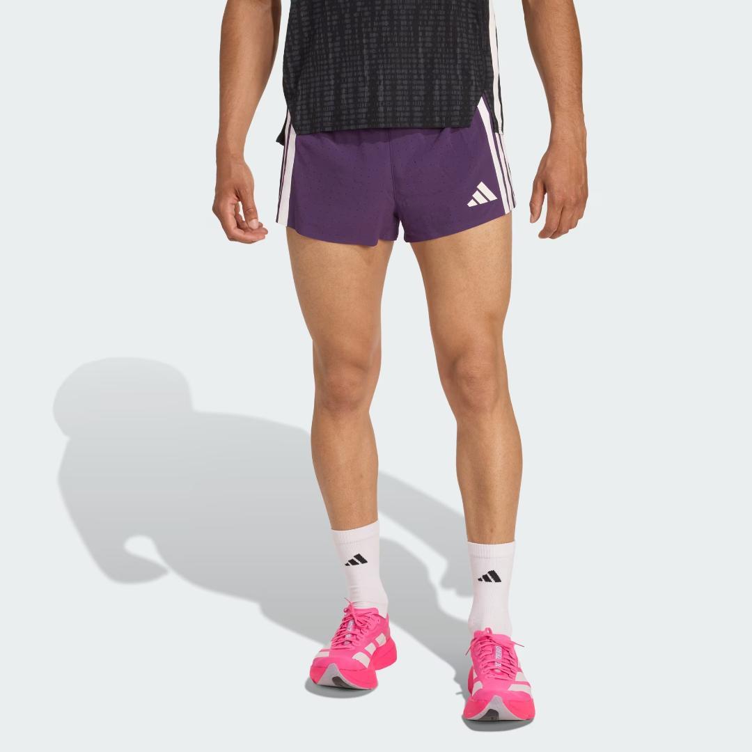 Adidas Adizero ランニングショーツ XS 3\" (US) タグ付き