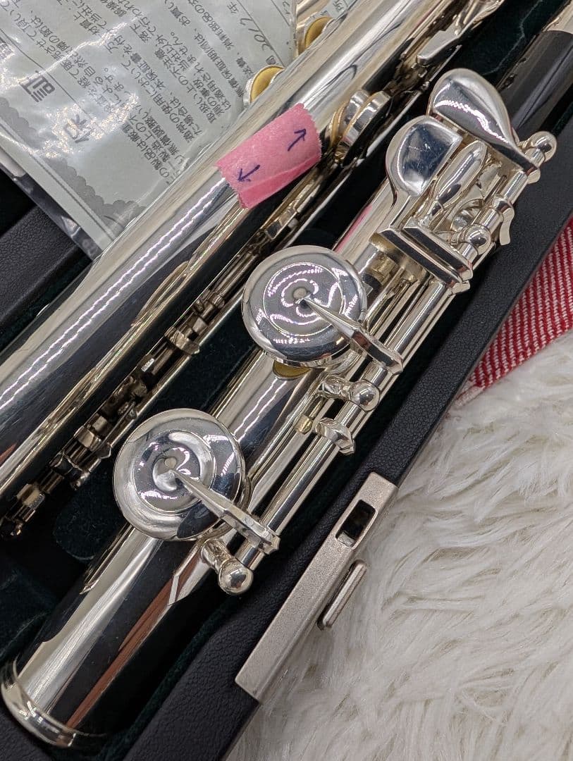値下げ●美品Pearl Flute ブリランテ PF-525E-BZケース2種