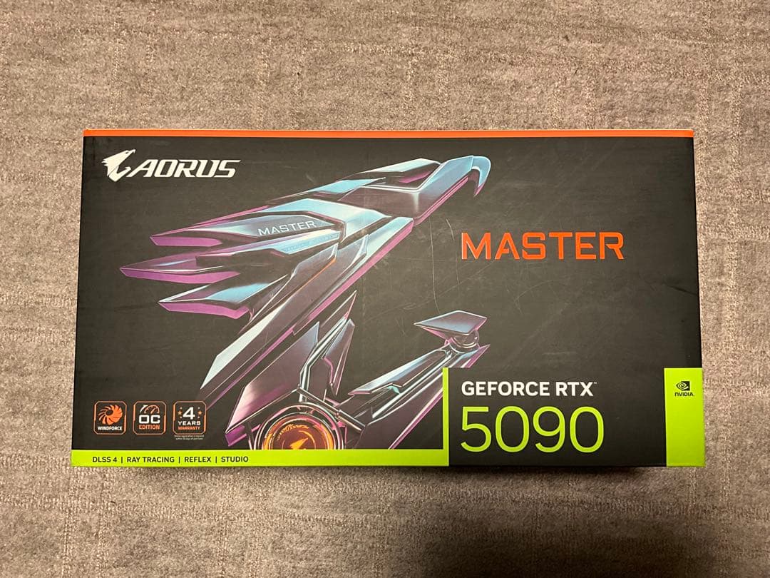 グラフィックボード・グラボ・ビデオカード GeForce RTX 5090 AORUS MASTER GIGABYTE
