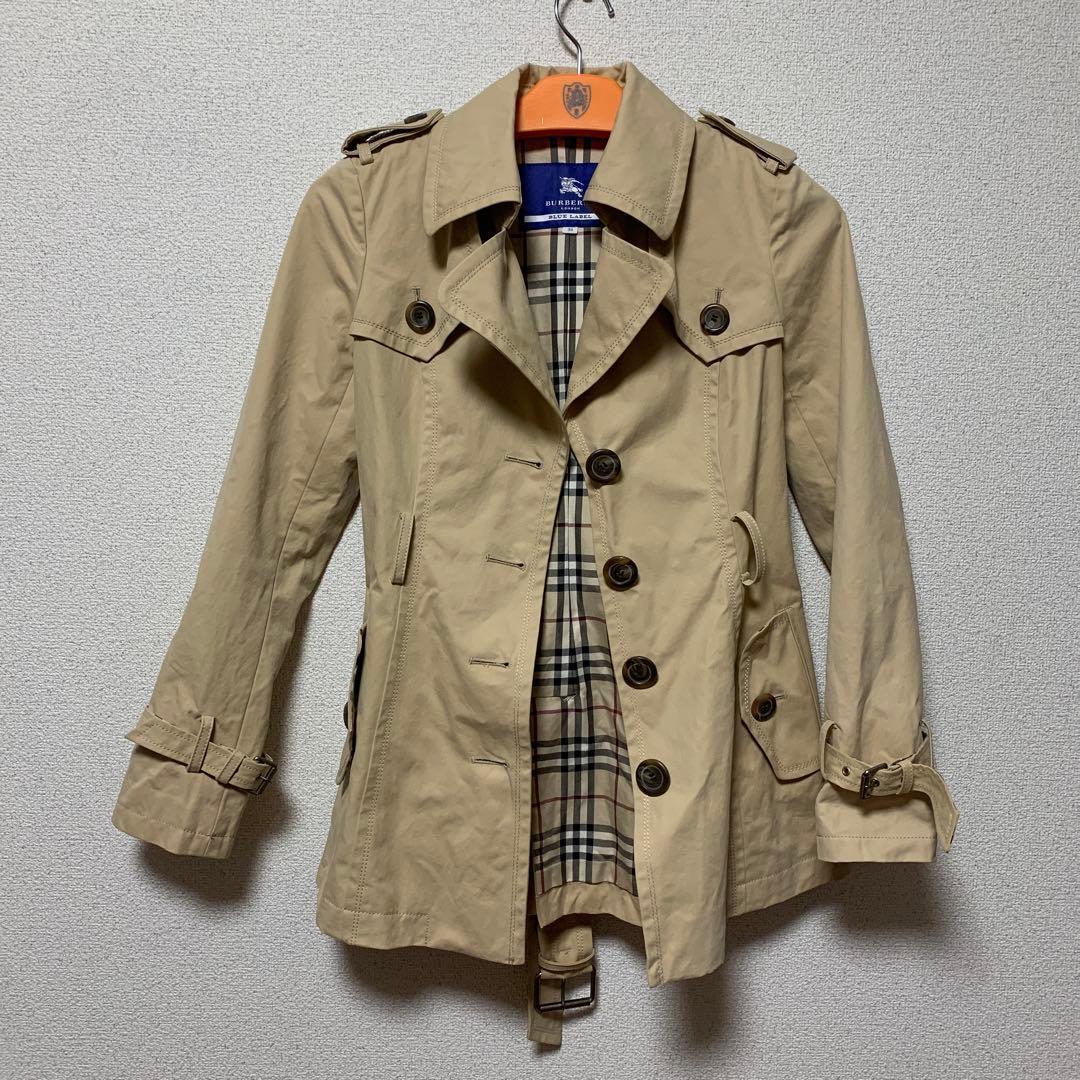 BURBERRY BLUE LABEL 美ライン セレブ 上品 三陽商会 刻印