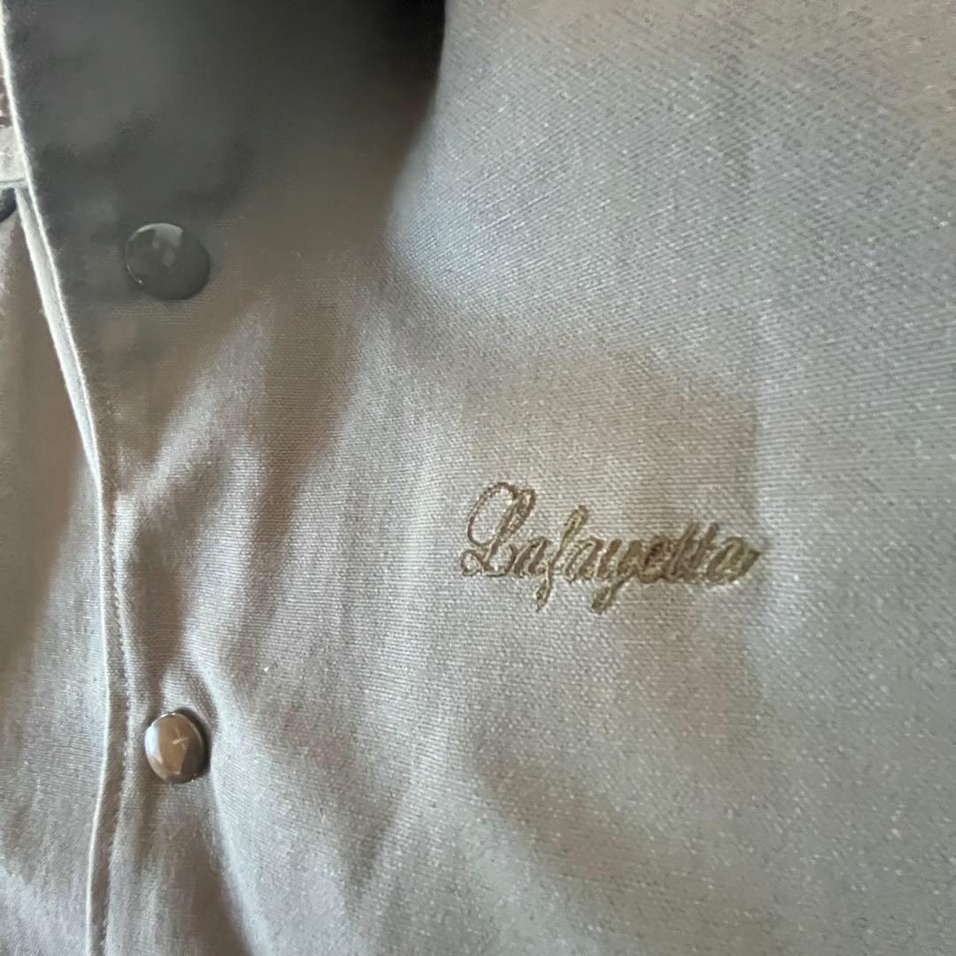 Lafayette コラボNEW ERAジャケット Mオリーブ➕ゴールド