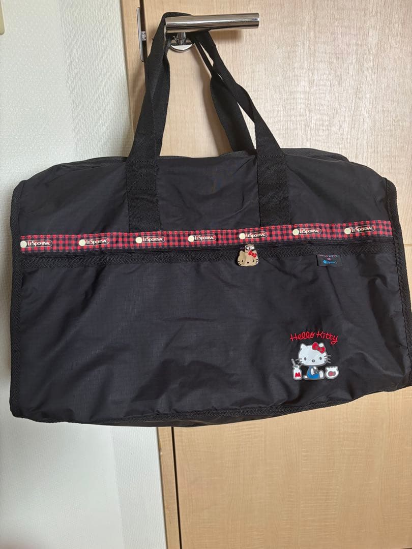 【タグ付き新品】レスポートサック × ハローキティ ボストンバッグ 大容量