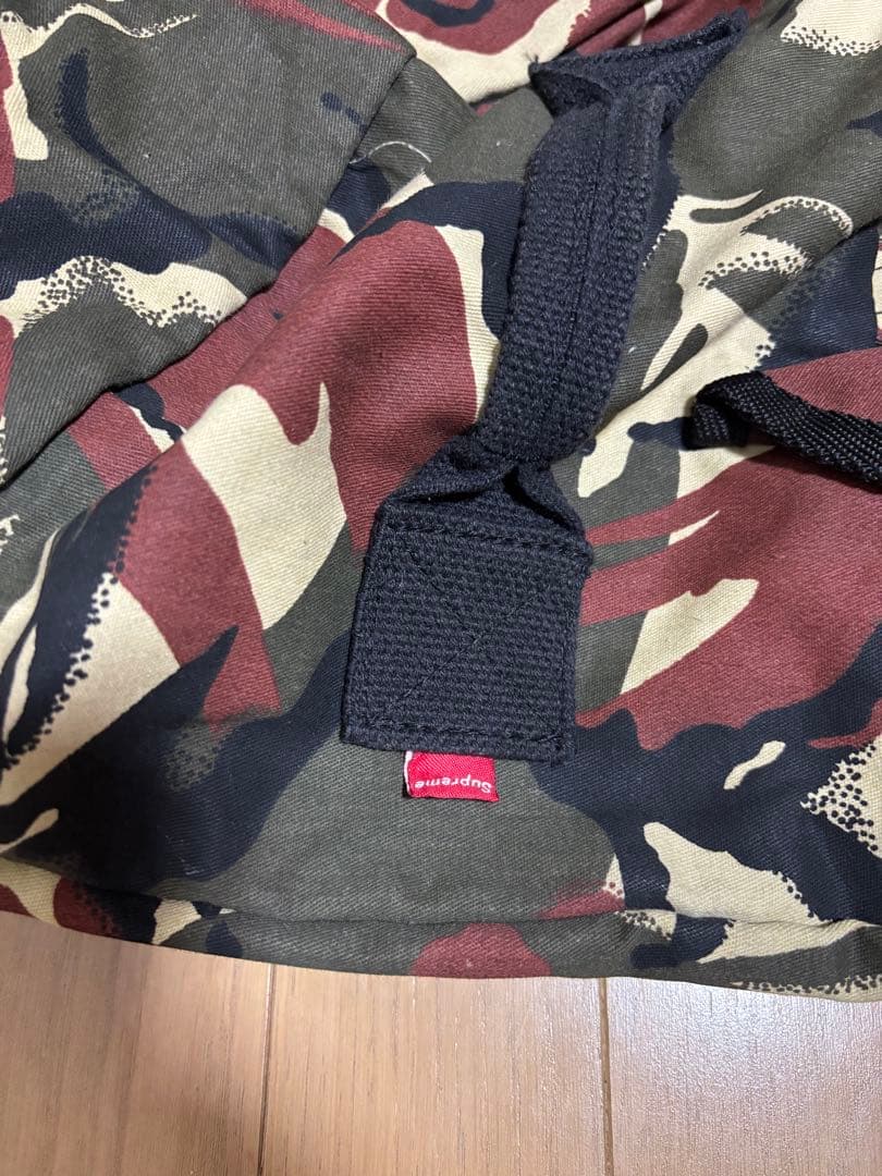 希少 Supreme 迷彩 ボストンバッグ オールド 正規品 修理前提