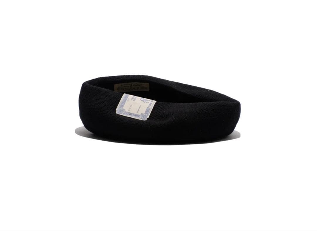THE H.W.DOG　COTTON BASIC BERET Black