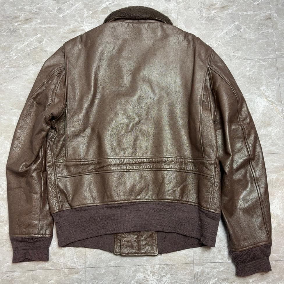 70s 実物 米軍 G-1 レザーフライトジャケット 44 インペリアルアパレル