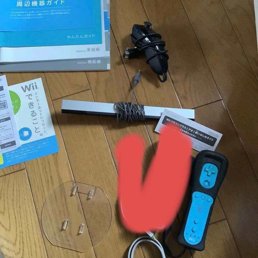 Wii 本体　リモコン　ソフト　取扱説明書　セット