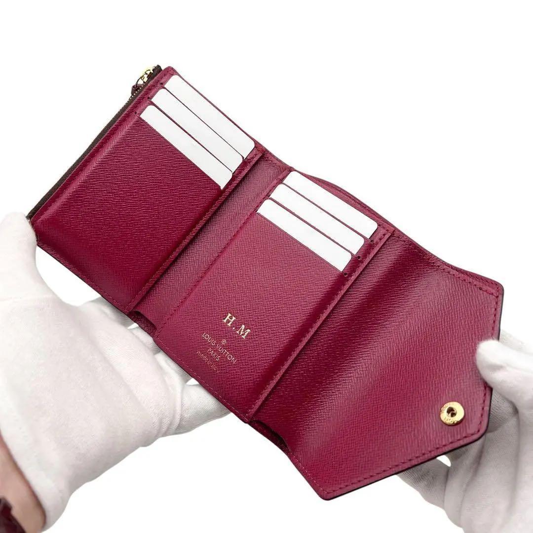 237 h＊sさん専用ヴィクトリーヌ フューシャ ルイヴィトン 三つ折り 財布