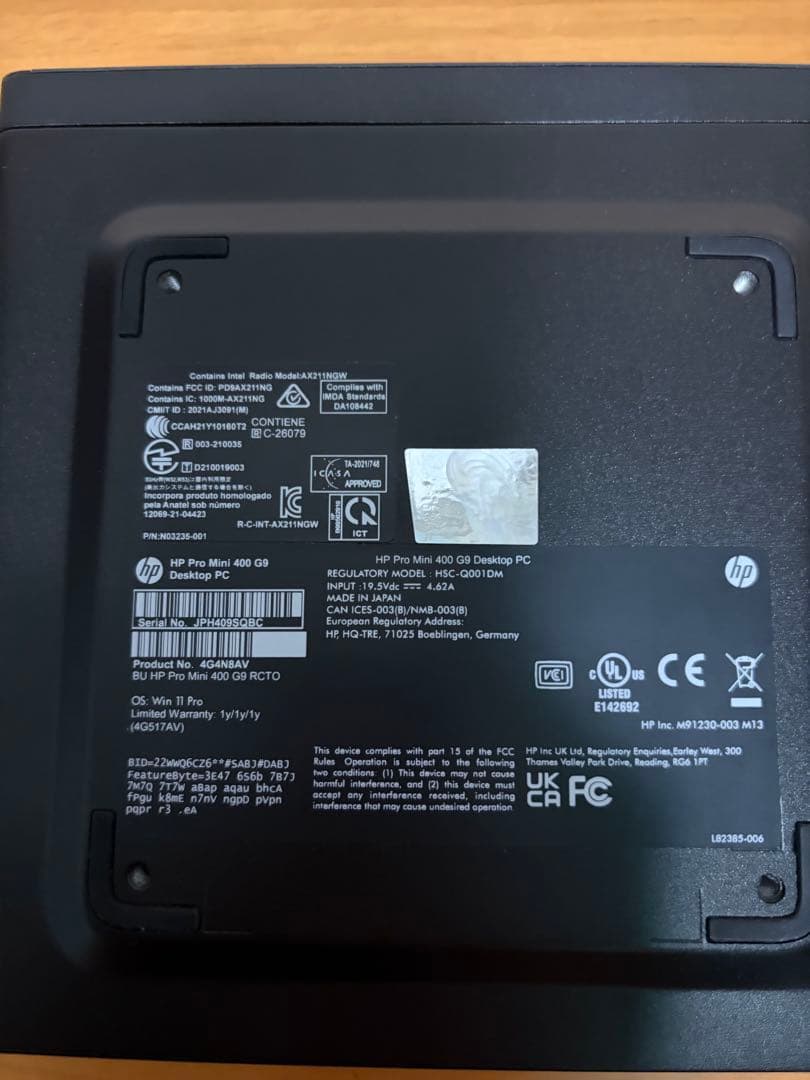 【最終値下げ】HP ProMini400 G9 第12世代 i5-12600T