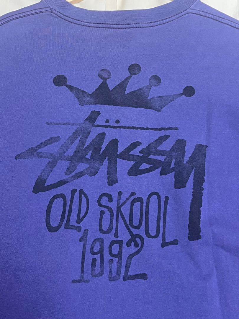 【超希少】80s 90s 黒タグ Stussy OLD SKOOL Tシャツ