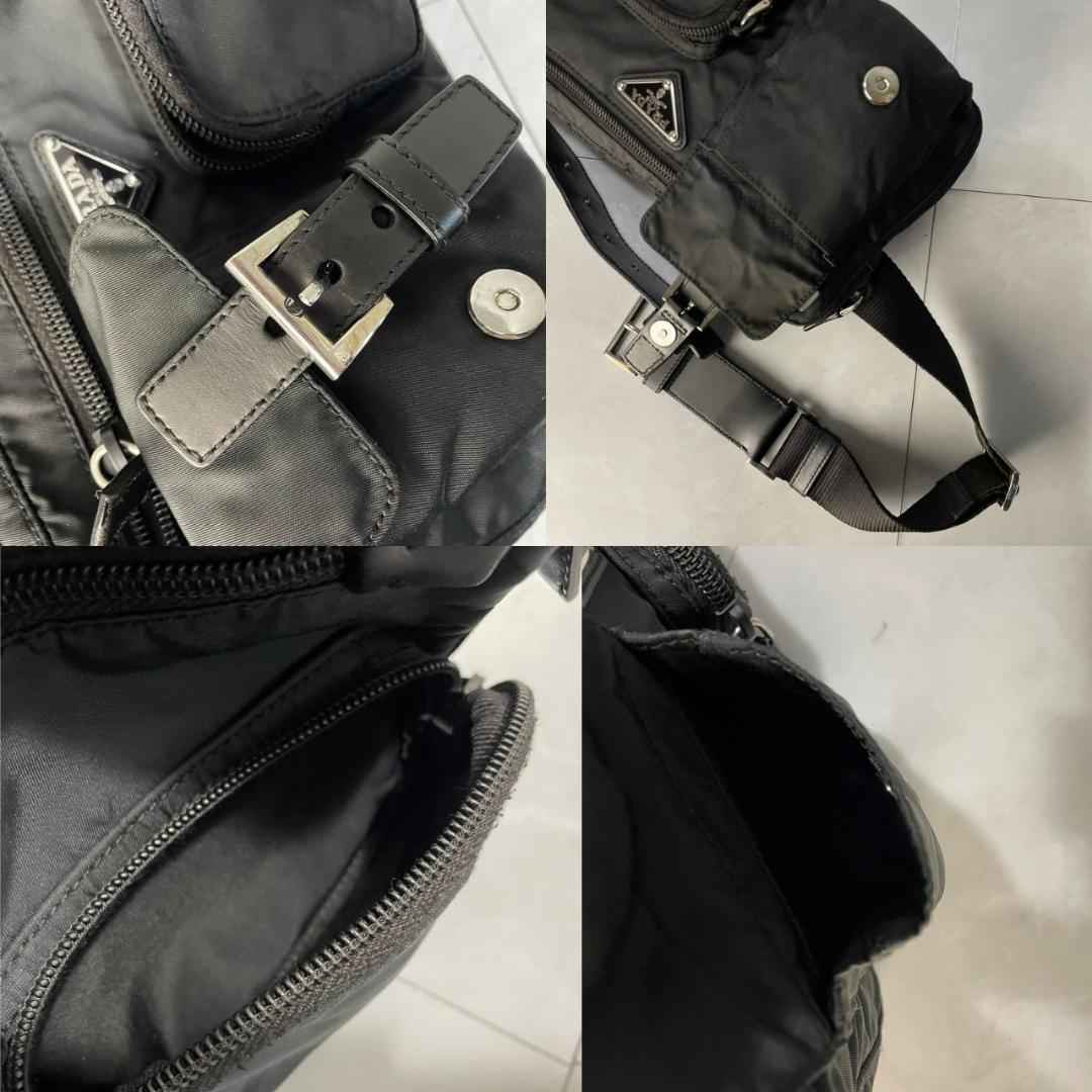 PRADA ボディバッグ プラダ ウエストバッグ 2way ポーチ BM0008
